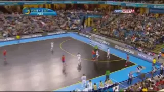 Futsal  euro 2010 finals Spain - Portugal  highlights