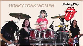 The Rolling Stones - Honky Tonk Women | cover by Kalonica Nicx, Andrei Cerbu, Beatrice F & Maria T