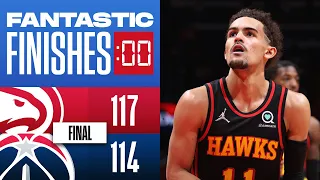 Final 0:45 WILD ENDING Hawks vs Wizards 🔥🔥