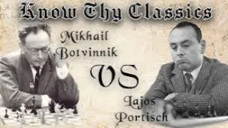 Mikhail Bovtinnik Vs Lajos Portisch. | Monate Carlo 1968 #mikhailbotvinnik #portisch #chess
