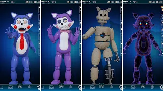 FNAC FNAF AR Workshop Animations Compilation