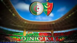 اداء جمهور مولودية الجزائر لأغنية عايشين غير b rosso verde