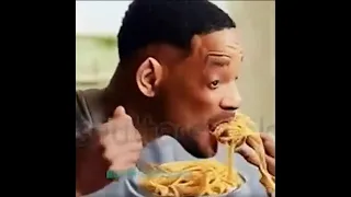 AI Will Smith eating spaghetti pasta (AI footage and audio)