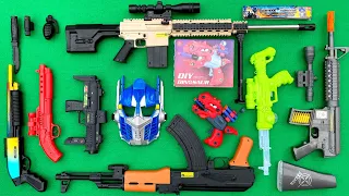 Collecting Sniper Rifles and AK47 Guns, Cowboy Pistol M416 Gun Soft Bullet Gun Shotgun Optimus Prime