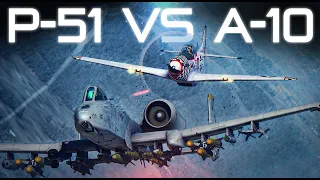 A-10C Warthog Vs P-51 Mustang | DOGFIGHT | Digital Combat Simulator | DCS |