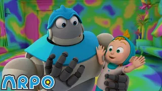 Robot Over The Rainbow | ARPO The Robot | Full Episode | Baby Compilation | Funny Kids Cartoons