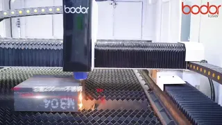 BODOR 40kw laser machine cuts 200mm/7.9" stainless steel
