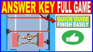 Stickman Stretch Game - Stretch Freddy Full Game ANSWER KEY - All Level 1 to 40 Gameplay Walkthrough