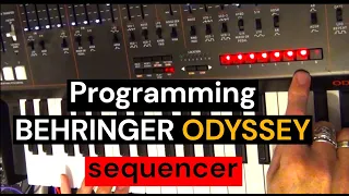 Behringer Odyssey sequencer tutorial demo how to