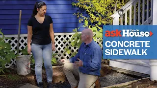 How to Repair a Concrete Sidewalk | Ask This Old House