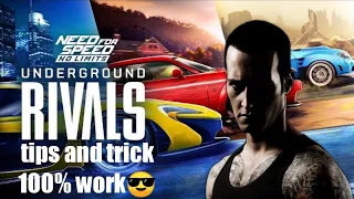 tips to win at UNDERGROUND RIVALS | NFS No Limits tutorial tips and tricks