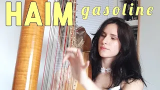 gasoline - HAIM (ft. Taylor Swift) harp cover