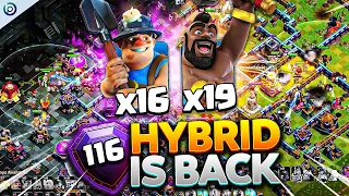 BUFFED Hybrid is STRONG Again | Must Try TH15 Attack Strategy | Clash of Clans Legend Attacks