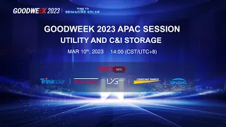GoodWeek2023 APAC Session -  UTILITY AND C&I STORAGE