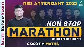 RBI Office Attendant 2021 | Math Marathon | Exam Before Exam | Adda247