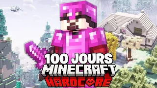 J'ai survécu 100 JOURS dans la dimension Aether Hardcore sur Minecraft !