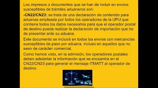 MOD B.12.2 CORREOS Y LA GESTION ADUANERA DE IMPORTACION Y EXPORTACION 8 Documentación aduanera