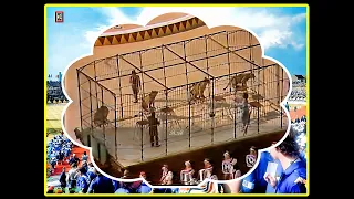 Sensationelle Zirkus-Revue "Show mal her" im Stadion der Weltjugend Berlin1989 / DDR- Pfingsttreffen