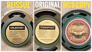 Celestion or Warehouse? Who comes closest to the ORIGINAL GREENBACK?