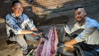 Massive Texas Alligator Gar, Catch Clean Cook!!!