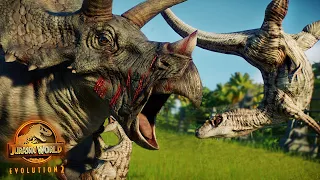 HERBIVORES FIGHT BACK! Trying The New Pack Hunting In Jurassic World Evolution 2