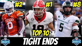 The TOP 10 Tight Ends in the 2024 NFL Draft