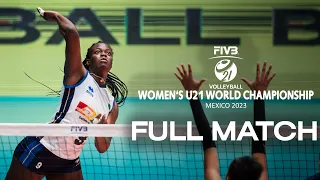 ITA🇮🇹 vs. USA🇺🇸 - Full Match | Women's U21 World Championship | Aguascalientes