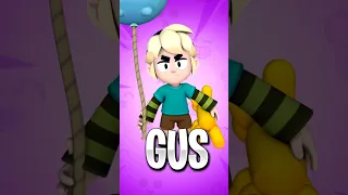 MEJOR HABILIDAD ESTELAR, GADGET Y REFUERZOS DE GUS ✅ #brawlstars #shorts