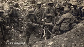 Soldati italiani catturano una mitragliatrice Austriaca - Prima Guerra Mondiale in Italia 🇮🇹