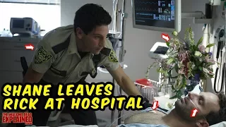 TWD Shane Leaves Rick at Hospital Explained!