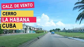 Manejando la Calzada de Vento hasta General Lacret, Habana Cuba