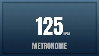 125 BPM METRONOME WITH ACCENT | Daily Exercises For Musicians