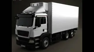 MAN TGS Refrigerator Truck 2012 3D model from CGTrader.com