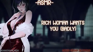 [ASMR] [ROLEPLAY] rich woman wants you (binaural/F4A)