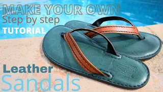 DYI LEATHER SANDALS TUTORIAL