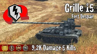 Grille 15  |  9,2K Damage 5 Kills  |  WoT Blitz Replays