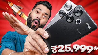 POCO F6 Indian Retail Unit Unboxing & Quick Review ⚡ Flagship Killer Of 2024 @ Rs.25,999*