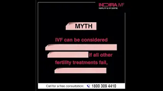 Did you always think that IVF treatment is the last resort for infertile couples?