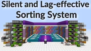 Minecraft: Silent, Lag-effective Multi-Item Sorting System