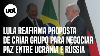Lula reafirma proposta de criar grupo de países para negociar paz entre Ucrânia e Rússia