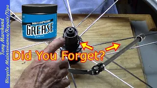 Overlooked Bike Maintenance: Greasing Freehub & Quick Release Skewer or Thru Axle