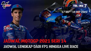 Jadwal MotoGP SAN MARINO 2021 LIVE TRANS 7: Jadwal Lengkap Plus Jam Tayang Dari FP1 Sampai LIVE RACE