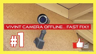 Vivint camera off line how to fix fast...English video