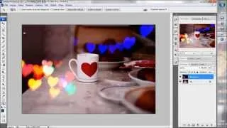 Adobe Photoshop Tutorial - Nakładanie tekstur, bokeh