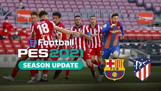 PES 2021 MASTER LEAGUE | La Liga 2021 | Barcelona vs Atletico Madrid Gameplay