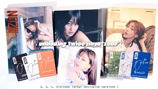 unboxing jihyo (twice) "zone" solo albums ✮ z, y, o, digipack target exclusive versions !