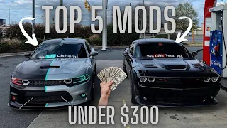 TOP 5 MUST DO MODS For A SCATPACK Under $300 |Mods For HELLCATS, 392 Hemi, SCATPACKS & MORE!|