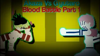 Akaza Vs gyutaro Blood battle Fan Animation part 1