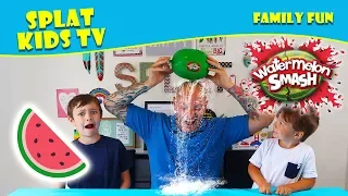 Exploding Watermelon Smash Toy Challenge Game