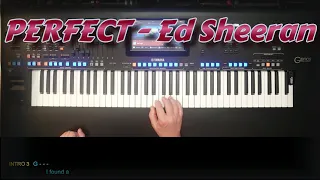 Perfect - Ed Sheeran, Cover, eingespielt mit titelbezogenem Style auf Yamaha Genos.